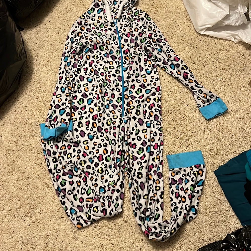 Cheetah Onesie Multicolored Women's XL COPY